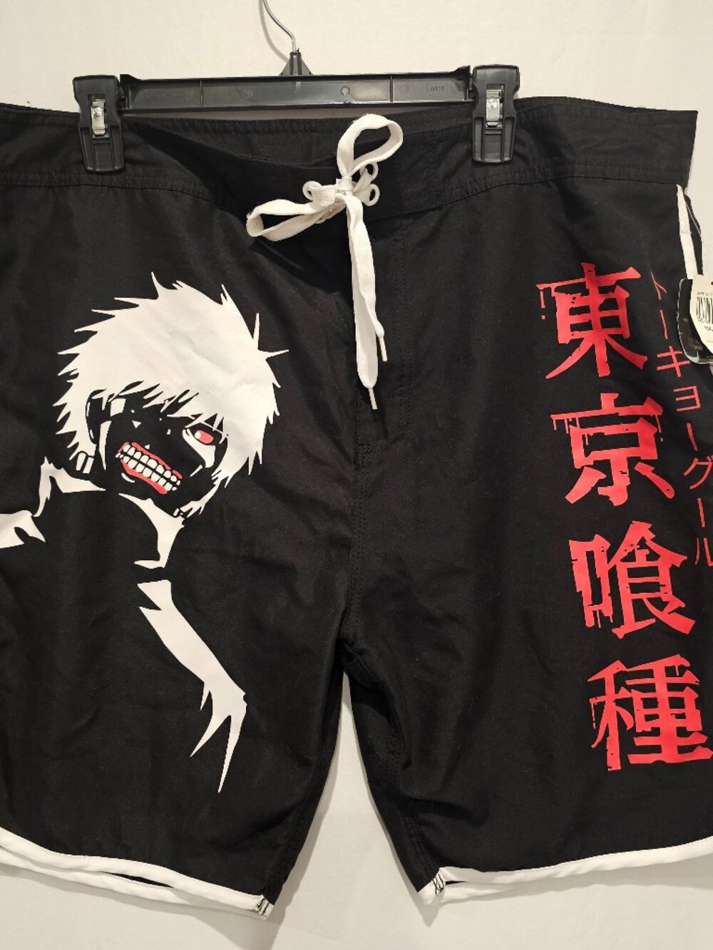 Tokyo Ghoul Ken Kaneki Men's Swim Trunks XXL Anime Board Shorts